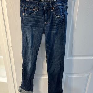 American Eagle Outfitters Women’s Dark Blue Jeans